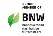 Mitglied im BNW - Bundesverband Nachhaltige Wirtschaft e.V.